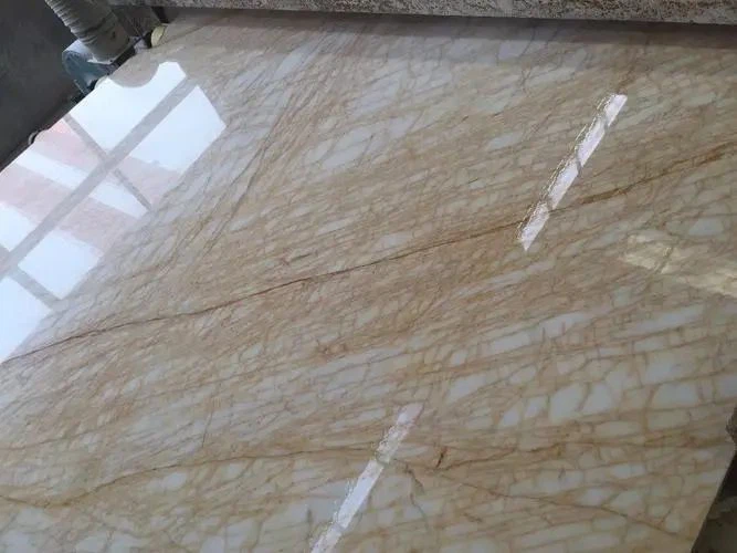 Golden Spider Marble