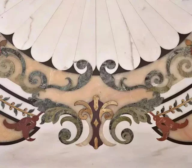 Marble Floor Inlay Medallions