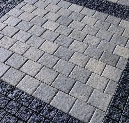 Pave Granite 10x10 Pavers With Crushed Granite