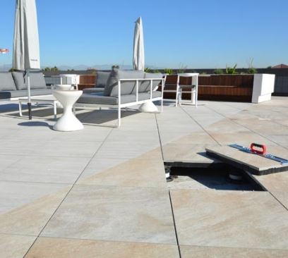 Black Granite Cobblestone Pavers Exterior Granite Pavers